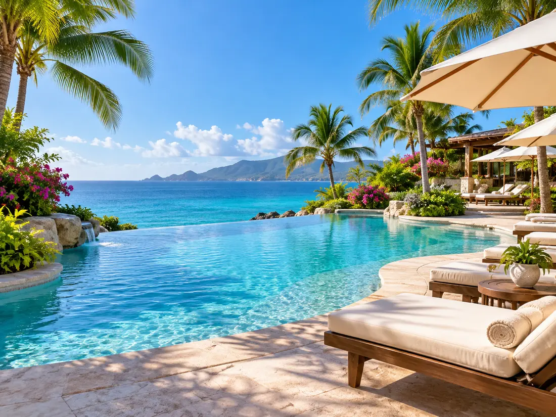 Luxury tropical resort
